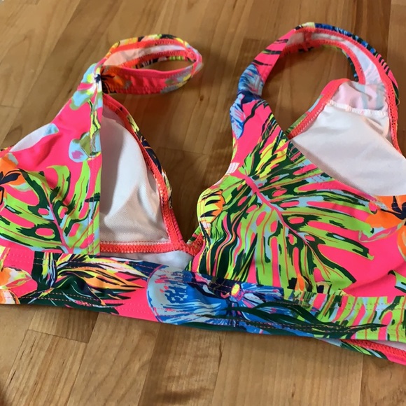 Pink Tropical Floral Boho Cheeky Lined Bikini - Picture 13 of 16